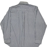 Chaps Ralph Lauren Striped Shirt - XL Blue Cotton