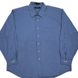 Tommy Hilfiger Striped Shirt - 2XL Blue Cotton