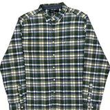 Nautica Checked Shirt - XL Blue Cotton