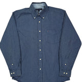 Tommy Hilfiger Checked Shirt - Medium Blue Cotton