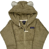 Age 12-18 Months Bear Hood Patagonia Fleece Jacket - 3XS Beige Polyester