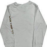 Age 3 Carhartt Graphic Long Sleeve T-Shirt - XS White Cotton