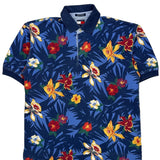 Tommy Hilfiger Floral Hawaiian Shirt - Large Multicoloured Cotton