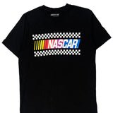 Checkered Flag Nascar Nascar T-Shirt - Medium Black Cotton