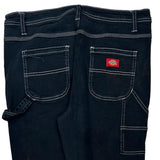 Dickies Carpenter Trousers - 31W 31L Black Cotton