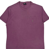 Polo By Ralph Lauren T-Shirt - Large Purple Cotton