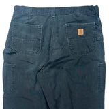 Carhartt Carpenter Trousers - 36W 34L Black Cotton