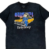 Betty Boop Cartoon T-Shirt - XL Black Cotton