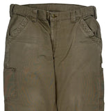 Carhartt Carpenter Trousers - 35W 30L Khaki Cotton