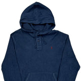 Polo By Ralph Lauren Hoodie - Large Blue Cotton