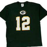 Green Bay Packers N.F.L. Team Apparel Football Shirt - XL Green Cotton