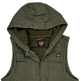 Wrangler Vest - Small Green Cotton