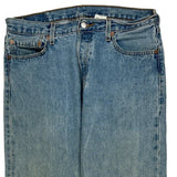 501 Levis Jeans - 36W 30L Light Wash Cotton