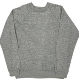 Unbranded Blank Sweatshirt - Medium Gray Cotton Blend