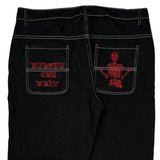 Unbranded Graphic Jeans - 38W 31L Black Denim