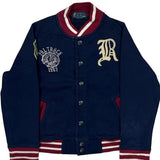 Age 6 Polo By Ralph Lauren Varsity Jacket - XS Navy Cotton