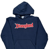 Disneyland Disney Graphic Hoodie - Large Navy Cotton