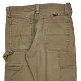 Wrangler Cargo Carpenter Trousers - 31W 32L Beige Cotton