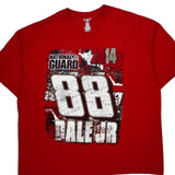 Dale Jr Nascar T-Shirt - 3XL Red Cotton