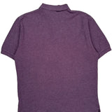 Polo By Ralph Lauren Polo Shirt - Large Purple Cotton