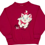 Kids Disney Marie From The Aristocats Long Sleeve T-Shirt - Small Red Cotton
