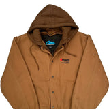 Integrity From Marvin Windows And Doors Tri-Mountain Bomber Jacket - Large Brown Cotton Blend