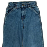 Age 10 Carhartt Carpenter Jeans - Medium Blue Cotton