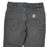 Carhartt Carpenter Trousers - 33W 30L Grey Cotton