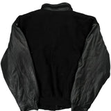 Tech Canada Sportswear Bomber Jacket - XL Black Leather