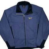 Made In USA Mountain Hard Wear Fleece Jacket - Large Blue Polyester