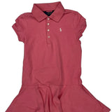 Age 6 Polo By Ralph Lauren Dress - XS Pink Cotton