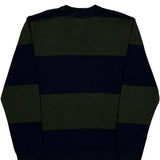 Tommy Hilfiger Striped Jumper - XL Green Cotton