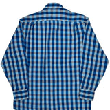 Tommy Hilfiger Checked Shirt - Medium Blue Cotton