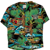 Diamond Head Graphic Hawaiian Shirt - Large Multicoloured Cotton