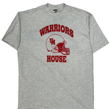 Warriors House Oneita Single Stitch T-Shirt - XL Gray Cotton