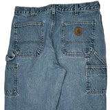 Carhartt Carpenter Jeans - 34W 32L Blue Cotton