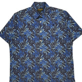 Timberland Floral Hawaiian Shirt - Large Black Cotton