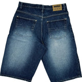 Webs Denim Shorts - 34W 11L Dark Wash Cotton
