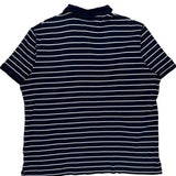 Polo By Ralph Lauren Striped Polo Shirt - XL Navy Cotton