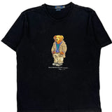Polo Bear Polo By Ralph Lauren Graphic T-Shirt - XL Black Cotton