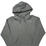 Reverse Weave Champion Hoodie - Medium Grey Cotton Blend