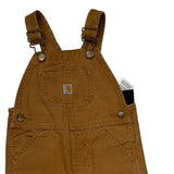 Age 3 Carhartt Double Knee Overalls - XS Brown Cotton