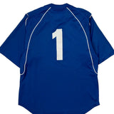 Cusa Nike Soccer Jersey - Medium Blue Polyester