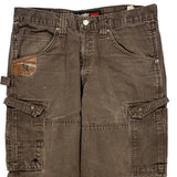 Wrangler Carpenter Trousers - 34W 32L Brown Cotton