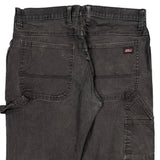 Dickies Carpenter Trousers - 33W 29L Black Cotton