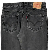 Levis 550 Jeans - 33W 32L Gray Cotton