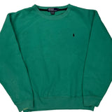 Polo By Ralph Lauren Sweatshirt - Large Green Cotton Blend