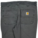 Carhartt Trousers - 32W 30L Grey Cotton