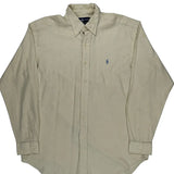 Blake Ralph Lauren Shirt - Medium Beige Cotton Blend