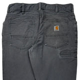Carhartt Carpenter Trousers - 34W 32L Grey Cotton